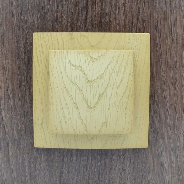 Вимикач Nilson Touran клен 1кл ( 24281001 ) - фото №6