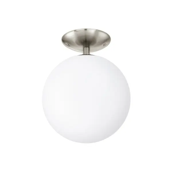 Потолочный светильник Eglo 91589 Rondo E27 1x60W IP20 никелевый Потолочный светильник Eglo 91589 Rondo E27 1x60W IP20 никелевый