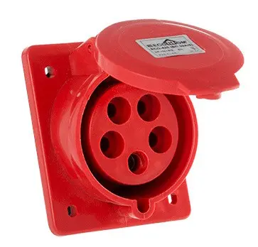 Силовий роз`єм ECOHOME ECO-425 3Р+N+РЕ 32А/5 (ECO016010012) Силовий роз`єм ECOHOME ECO-425 3Р+N+РЕ 32А/5 (ECO016010012)