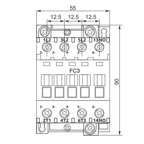 Магнітний пускач Promfactor FC-3/40А 1NO AC230В (FC30040230) - фото №1 Магнітний пускач Promfactor FC-3/40А 1NO AC230В (FC30040230) - фото №1
