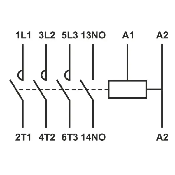 Магнітний пускач Promfactor FC-3/40А 1NO AC230В (FC30040230) - фото №3 Магнітний пускач Promfactor FC-3/40А 1NO AC230В (FC30040230) - фото №3