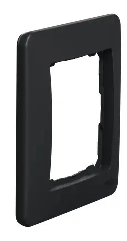 Однопостова рамка Schneider Electric Sedna Design чорна SDD314801 - фото №1