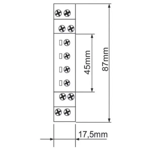 Однофункціональне реле затримки вимкнення Schrack ZR5R0011 24-240В AC/DC 8А - фото №1