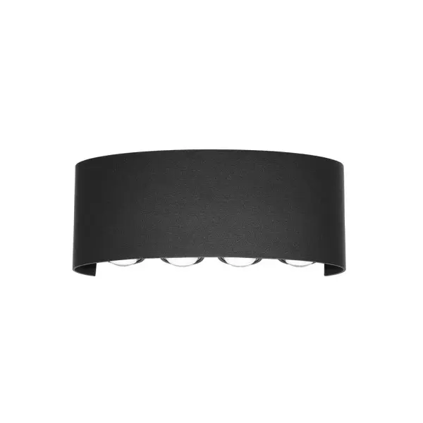 Уличный светильник Italux OWL-451-4-BL Ortelo LED 8x8W 3000K 738Lm IP54 черный