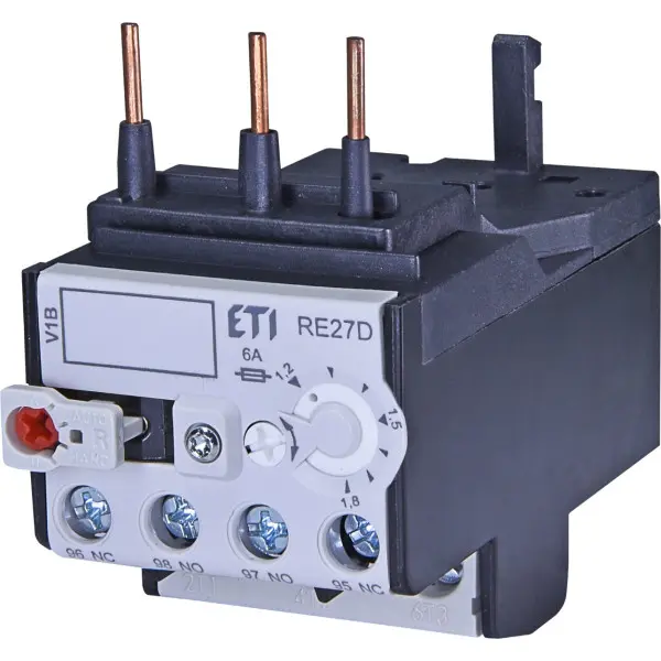 Тепловое реле ETI 004642403 RE 27D-1.2 (0.8-1.2A) для CEM9...CEM25