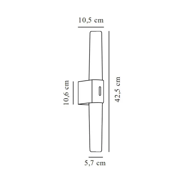 Бра для ванной, светильник Nordlux 2015311001 Helva Double LED 1x9W IP44 белый - фото №4