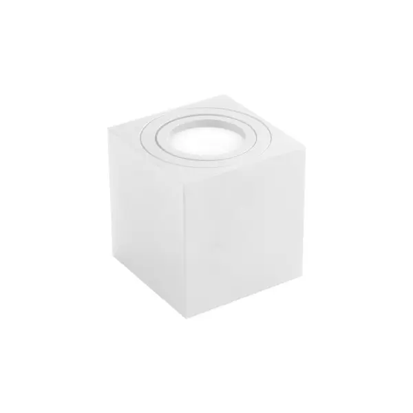 Світильник точковий накладний MANHATTAN-S GU10 IP20 квадрат білий Violux ( 341002 )