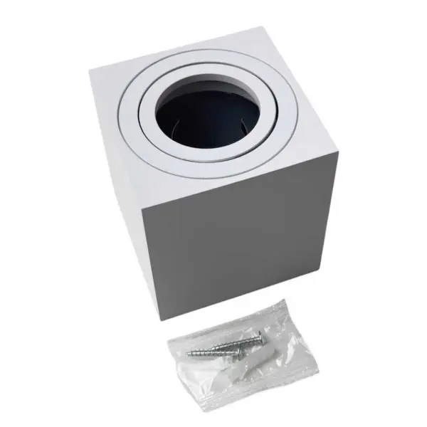 Світильник точковий накладний MANHATTAN-S GU10 IP20 квадрат білий Violux ( 341002 ) - фото №4