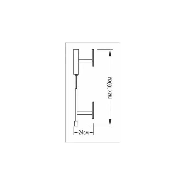 Бра, настенный светильник PikArt 3815 - фото №1 Бра, настенный светильник PikArt 3815 - фото №1
