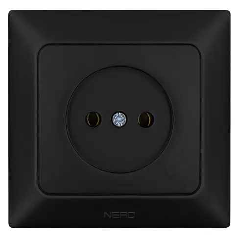 Розетка NE-AD ARAS 93-124-02 черная