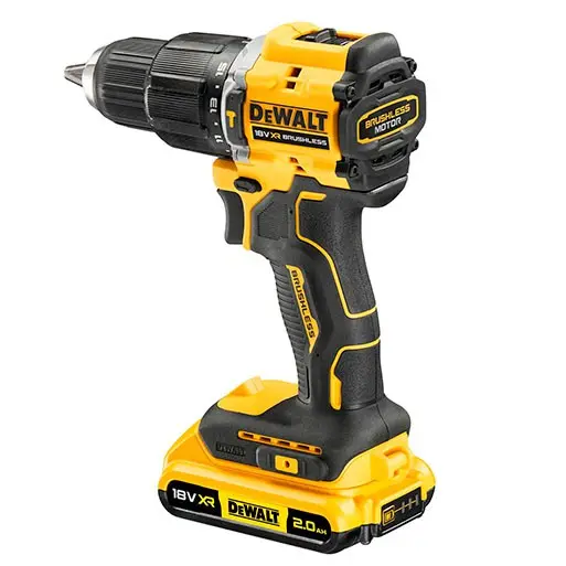 Ударная дрель-шуруповерт бесщеточная DeWALT DCD100YD2T 100 YEARS XR Li-Ion 18В 2Ач 68Нм патрон 13мм - фото №2 Ударная дрель-шуруповерт бесщеточная DeWALT DCD100YD2T 100 YEARS XR Li-Ion 18В 2Ач 68Нм патрон 13мм - фото №2