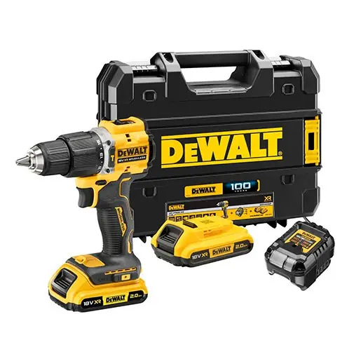 Ударная дрель-шуруповерт бесщеточная DeWALT DCD100YD2T 100 YEARS XR Li-Ion 18В 2Ач 68Нм патрон 13мм - фото №3 Ударная дрель-шуруповерт бесщеточная DeWALT DCD100YD2T 100 YEARS XR Li-Ion 18В 2Ач 68Нм патрон 13мм - фото №3