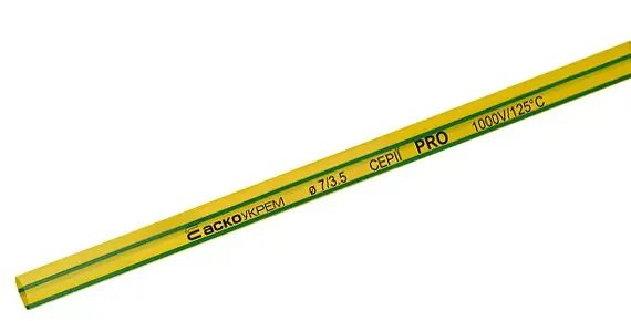 Термоусаджувальна трубка Аско-Укрем PRO Ø 7,0/3,5 жовто-зелена (A0150040497) Термоусаджувальна трубка Аско-Укрем PRO Ø 7,0/3,5 жовто-зелена (A0150040497)