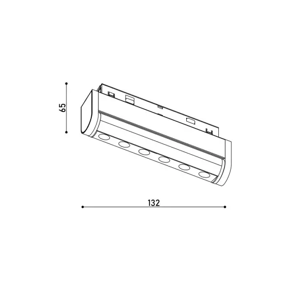 Магнитный трековый светильник Kloodi KDMG-TORN130 6W 4K BK LED 480Lm IP20 черный - фото №2 Магнитный трековый светильник Kloodi KDMG-TORN130 6W 4K BK LED 480Lm IP20 черный - фото №2
