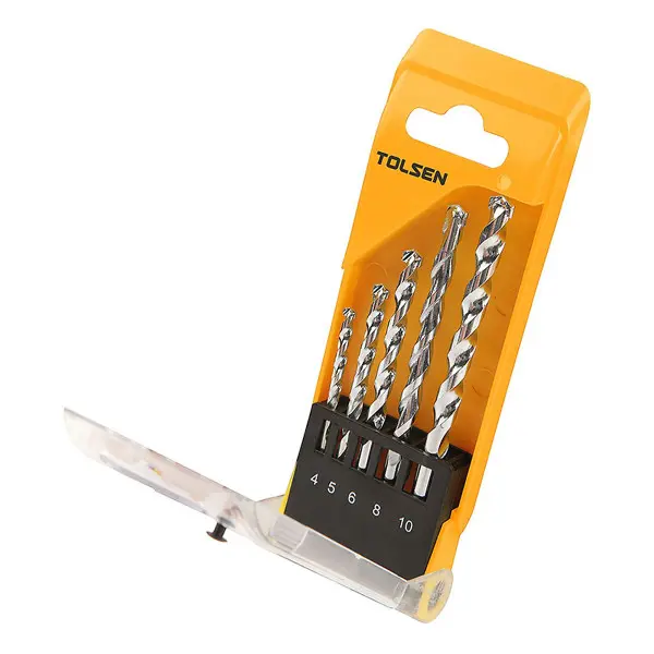 Набір свердлів по цеглі/бетону Tolsen (75459) 4-10мм (5шт)