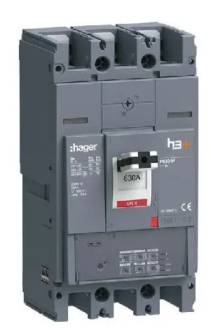 Автоматичний вимикач Hager HMW630JR LSI 50кА 3P