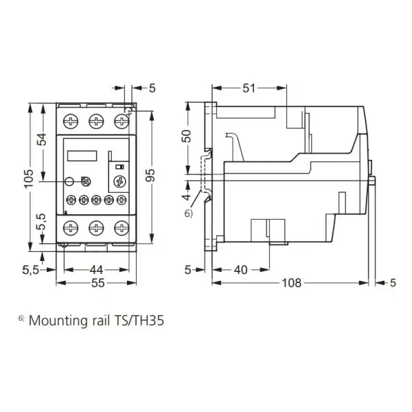 Тепловое реле Schrack LST21250 9-12,5А размер 2 - фото №1