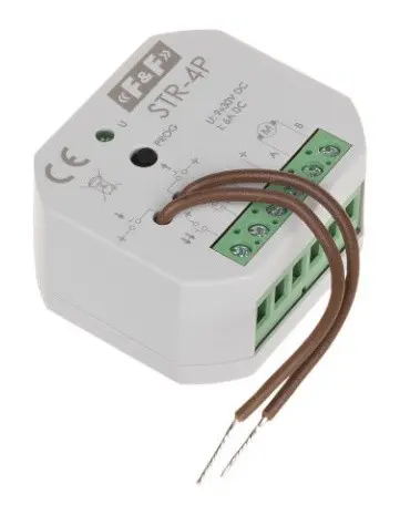 Беспроводное реле управления F&F STR-4P 10-27В DC 6А/24В - фото №1