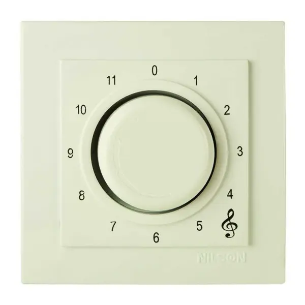 Вимикач Nilson Touran кремовий аудіо ( 24121051 )