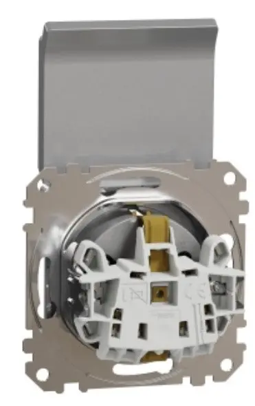 Розетка Schneider Electric Sedna Design & Elementsс заземлением шторками и крышкой алюминий SDD113024 - фото №1 Розетка Schneider Electric Sedna Design & Elementsс заземлением шторками и крышкой алюминий SDD113024 - фото №1