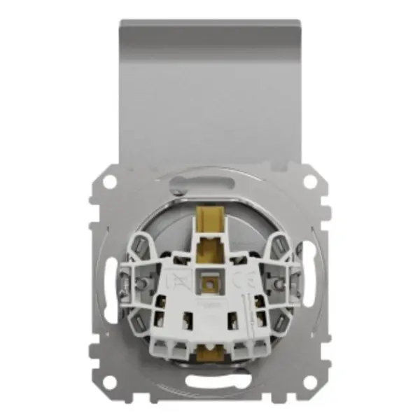 Розетка Schneider Electric Sedna Design & Elementsс заземлением шторками и крышкой алюминий SDD113024 - фото №2 Розетка Schneider Electric Sedna Design & Elementsс заземлением шторками и крышкой алюминий SDD113024 - фото №2