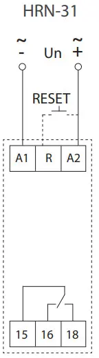 Реле контролю напруги ETI 2471450 HRN-31 (48-276В AC/DC, 1x16A AC1) - фото №1