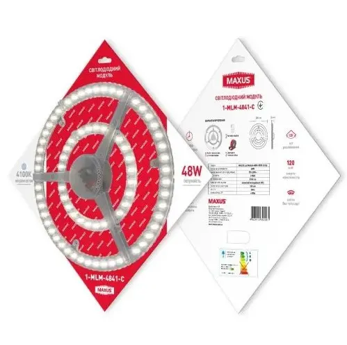 Світлодіодний модуль Maxus Led Module 48Вт 4100K Circle (1-MLM-4841-C) - фото №1