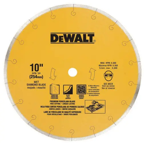 Алмазный диск DeWALT DT3734 254х1.6х25,4мм для мокрого реза Алмазный диск DeWALT DT3734 254х1.6х25,4мм для мокрого реза