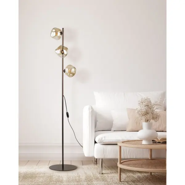 Торшер TK Lighting 16150 Lava G9 3x8W IP20 коричневый - фото №1 Торшер TK Lighting 16150 Lava G9 3x8W IP20 коричневый - фото №1