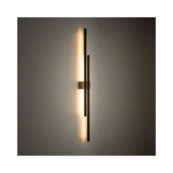 Бра, настенный светильник Tk Lighting 6416 Flash Led 2x45W 3000K 1000Lm IP20 Bk - фото №1