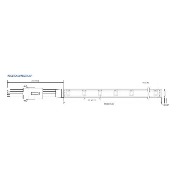 LED лента RISHANG 30-5050-12V-IP20 6.48W RGB 5м (RD0030AQ) - фото №3