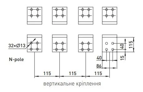 Повітряний автоматичний вимикач E.Next e.industrial.acb.4000F.4000 400В 3Р з мотор-приводом та РН (i081118) - фото №6