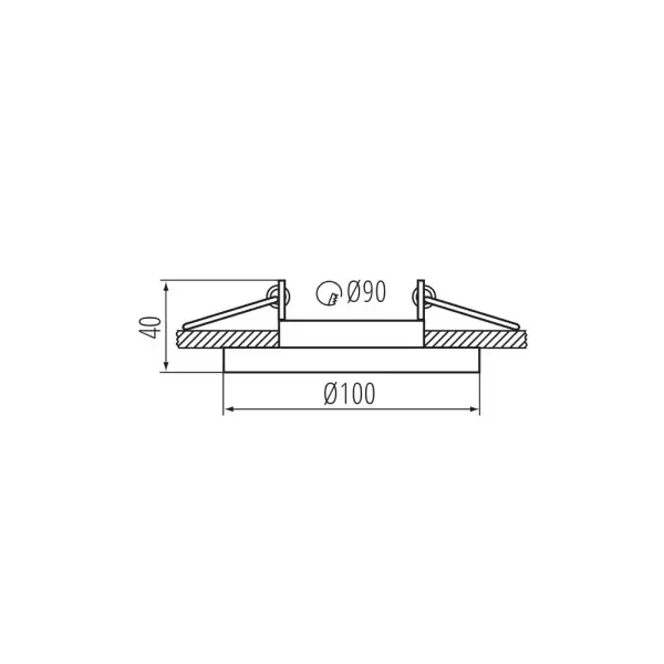 Кільце точкового світильника Kanlux 38362 ARET 1x10W IP20 чорне - фото №2 Кільце точкового світильника Kanlux 38362 ARET 1x10W IP20 чорне - фото №2