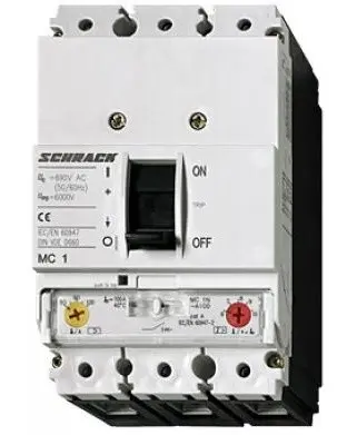 Автомат вимикач Schrack Technik MC1B-A25 3P 25кА тип A, 25А