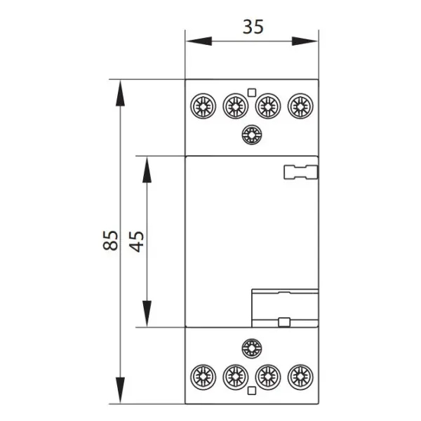 Контактор ETI 002464016 RD 25-04 (230V AC/DC) (AC1) - фото №1 Контактор ETI 002464016 RD 25-04 (230V AC/DC) (AC1) - фото №1