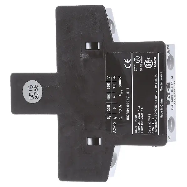 Дополнительный контакт Eaton Moeller DILM32-XHI11-S для DILM17...38 - фото №1 Дополнительный контакт Eaton Moeller DILM32-XHI11-S для DILM17...38 - фото №1