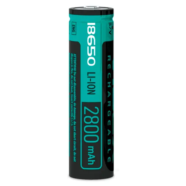 Литий-ионный аккумулятор Videx 18650-P 2800мАч (18650-P/2800/1CB) с защитой 1 шт