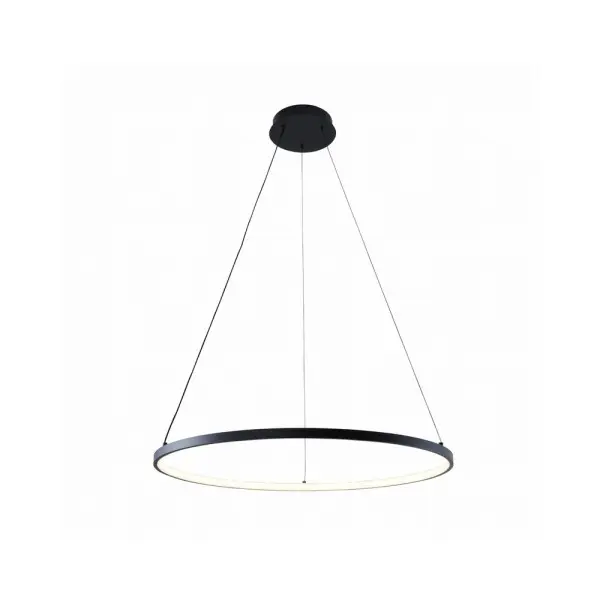 Подвесной светильник, люстра Zuma Line 2023201-BK60 Breno Led 1x28W 3000K/4000K/6000K 1400Lm IP20 Черный