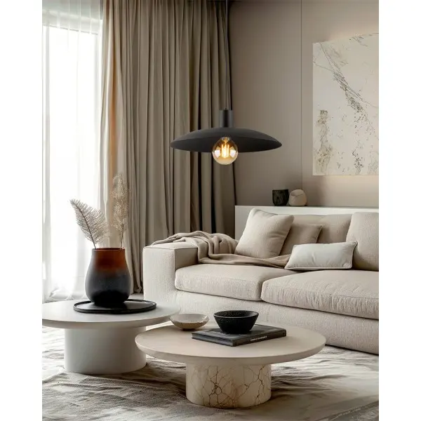 Підвісний світильник, люстра TK Lighting 10712 Astra E27 1x15W IP20 чорний - фото №1