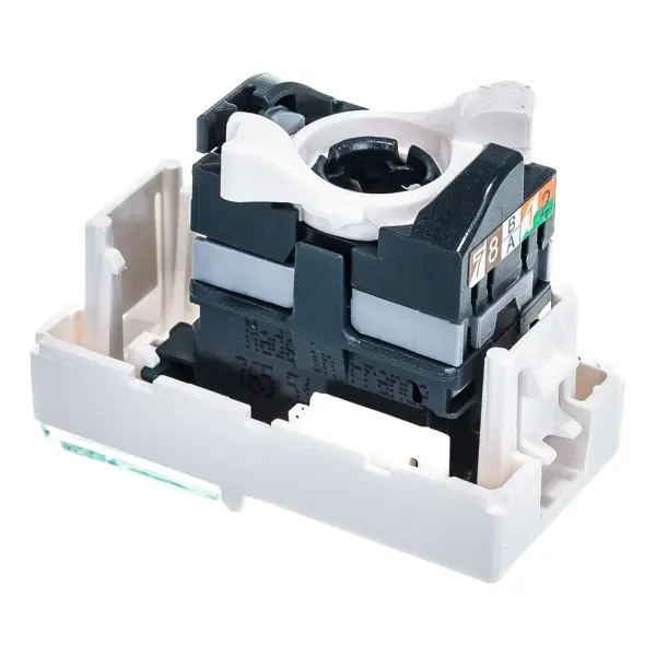 Розетка комп'ютерна Legrand Mosaic Cat. 5e RJ 45 - фото №1