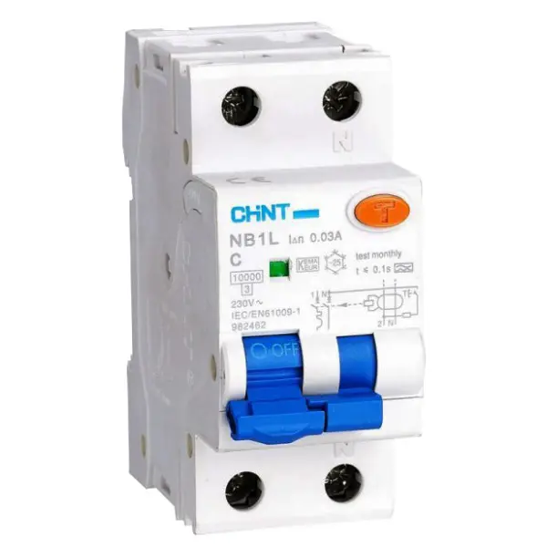 Дифавтомат Chint NB1L-40 1P+N C630мА AC 10кА (203104) Дифавтомат Chint NB1L-40 1P+N C630мА AC 10кА (203104)