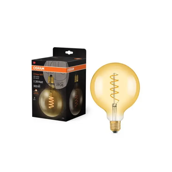 Светодиодная лампочка Osram 4058075092136 Vintage LED E27 1x4W 2000K 300Lm IP20 - фото №3 Светодиодная лампочка Osram 4058075092136 Vintage LED E27 1x4W 2000K 300Lm IP20 - фото №3
