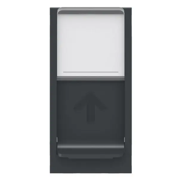 Одинарная компьютерная розетка Schneider Electric NU341054 RJ45 cat.5e UTP с полем для надписи 1М (антрацит) - фото №2