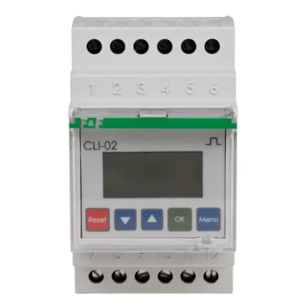 Счетчик импульсов F&F CLI-02 24-264В AC/DC 8А - фото №1
