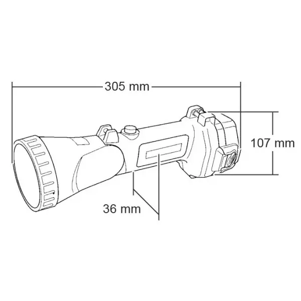 Фонарь аккумуляторный Makita ML120 12В - фото №1