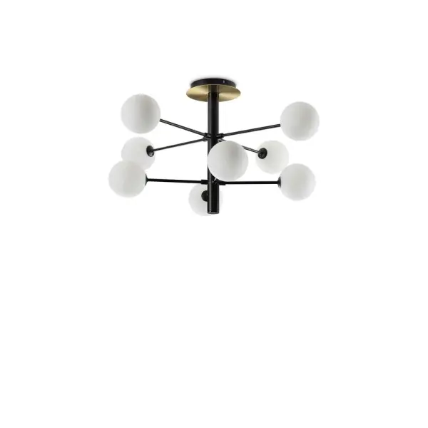 Люстра Ideal Lux 328485 Cosmopolitan G9 8x15W IP20 Черная Люстра Ideal Lux 328485 Cosmopolitan G9 8x15W IP20 Черная