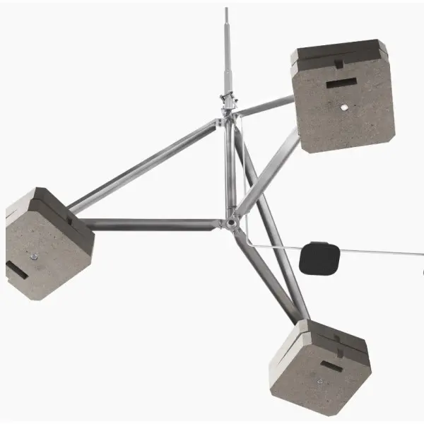 Молниеприемник с трехногой Leo Lightman 6м Al/Ni (408606) - фото №2