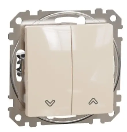 Выключатель для жалюзи Schneider Electric Sedna Design & Elements бежевый SDD112104 Выключатель для жалюзи Schneider Electric Sedna Design & Elements бежевый SDD112104
