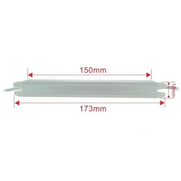 Блок питания NeonPro Slim 20W DC12V (TL-12E20) - фото №2