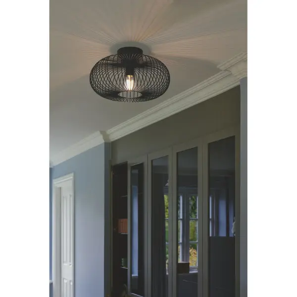 Люстра Nordlux 2412336003 Beroni E27 1x60W IP20 Черная - фото №4 Люстра Nordlux 2412336003 Beroni E27 1x60W IP20 Черная - фото №4